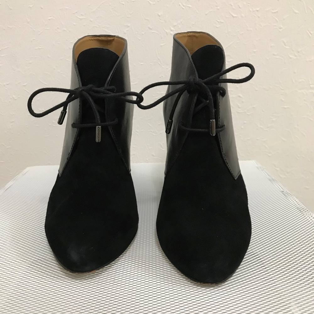 Coach Leather and Suede Booties